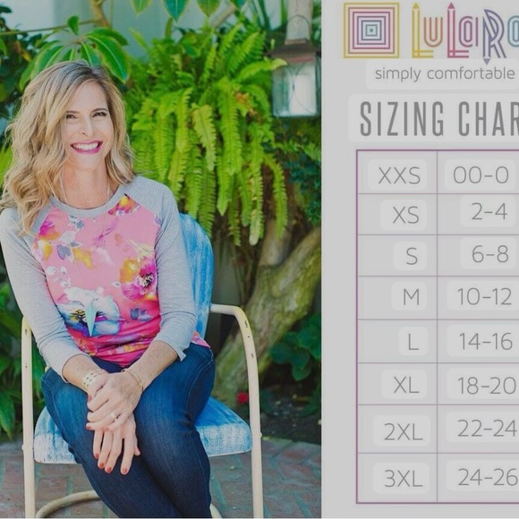 EUC LuLaRoe Randy Women’s Size 3XL 3/4 solid black sleeve Shirt Top gray body - Picture 6 of 6